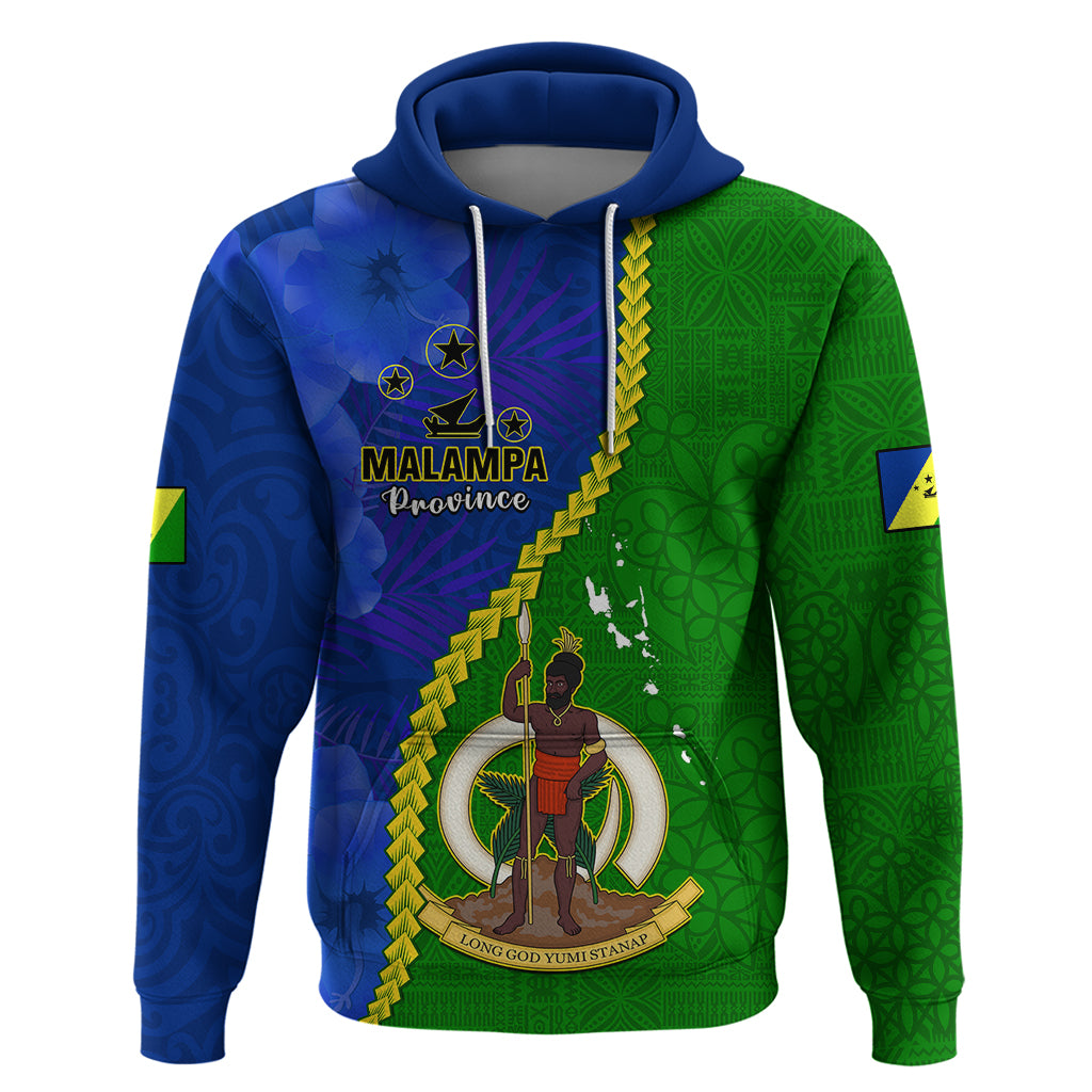 Vanuatu Malampa Province Hoodie Turtle Sand Drawing Unique Tapa Pattern LT14 Green - Polynesian Pride