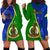 Vanuatu Malampa Province Hoodie Dress Turtle Sand Drawing Unique Tapa Pattern LT14 - Polynesian Pride