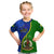 Vanuatu Malampa Province Kid T Shirt Turtle Sand Drawing Unique Tapa Pattern LT14 Green - Polynesian Pride