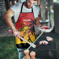 Custom Papua New Guinea Cricket Apron PNG Barramundis LT14 - Polynesian Pride