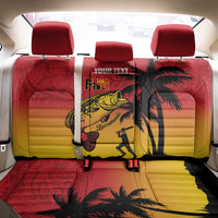 Custom Papua New Guinea Cricket Back Car Seat Cover PNG Barramundis - Polynesian Pride