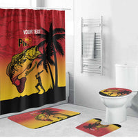 Custom Papua New Guinea Cricket Bathroom Set PNG Barramundis - Polynesian Pride