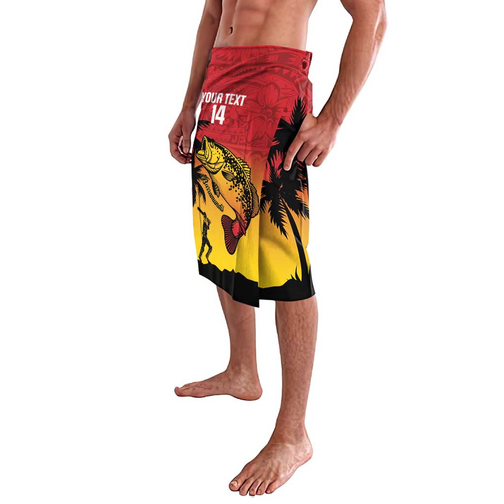 Custom Papua New Guinea Cricket Lavalava PNG Barramundis - Polynesian Pride