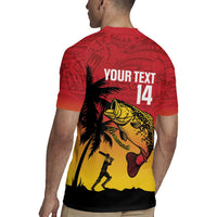 Custom Papua New Guinea Cricket Rugby Jersey PNG Barramundis - Polynesian Pride