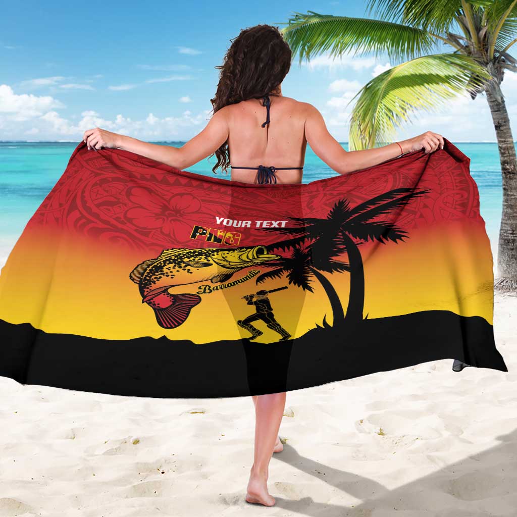 Custom Papua New Guinea Cricket Sarong PNG Barramundis - Polynesian Pride