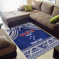 Custom Samoa Cricket Area Rug Go Champions Samoan LT14 - Polynesian Pride