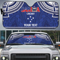Custom Samoa Cricket Auto Sun Shade Go Champions Samoan - Polynesian Pride