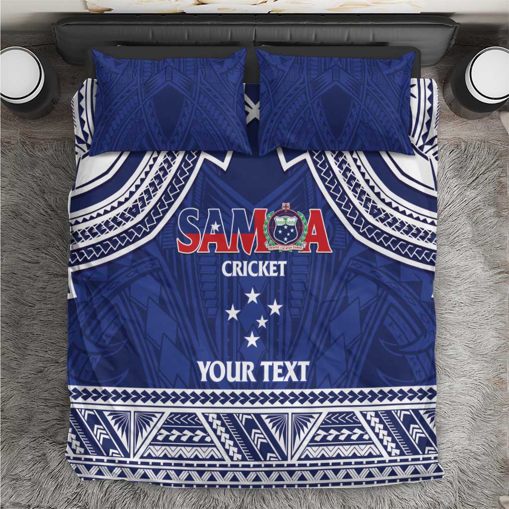 Custom Samoa Cricket Bedding Set Go Champions Samoan - Polynesian Pride
