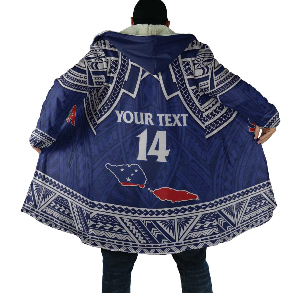 Custom Samoa Cricket Cloak Go Champions Samoan - Polynesian Pride