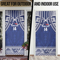 Custom Samoa Cricket Door Cover Go Champions Samoan - Polynesian Pride