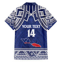 Custom Samoa Cricket Family Matching Long Sleeve Bodycon Dress and Hawaiian Shirt Go Champions Samoan - Polynesian Pride