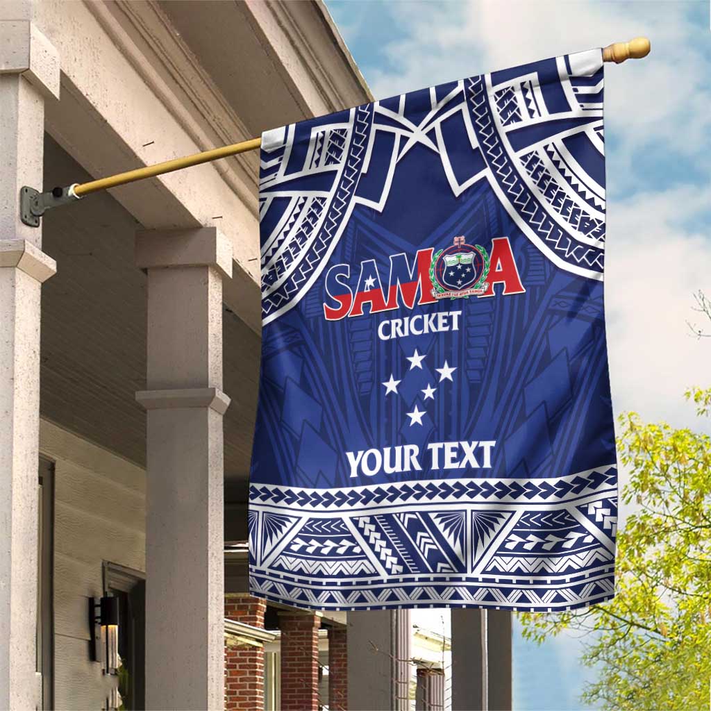 Custom Samoa Cricket Garden Flag Go Champions Samoan - Polynesian Pride