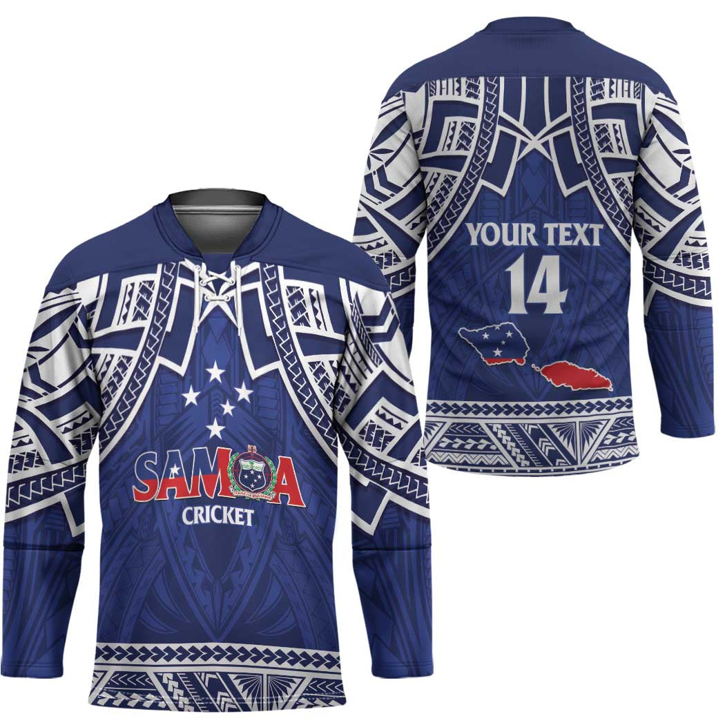 Custom Samoa Cricket Hockey Jersey Go Champions Samoan - Polynesian Pride