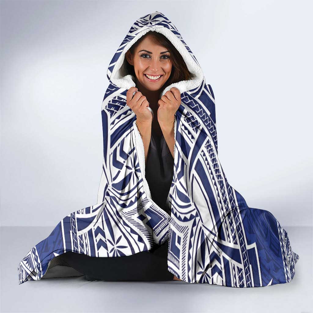 Custom Samoa Cricket Hooded Blanket Go Champions Samoan LT14 - Polynesian Pride