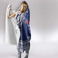 Custom Samoa Cricket Hooded Blanket Go Champions Samoan LT14 - Polynesian Pride