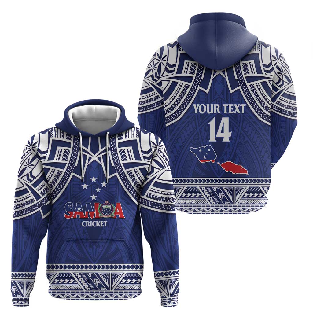 Custom Samoa Cricket Hoodie Go Champions Samoan - Polynesian Pride