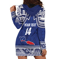 Custom Samoa Cricket Hoodie Dress Go Champions Samoan - Polynesian Pride