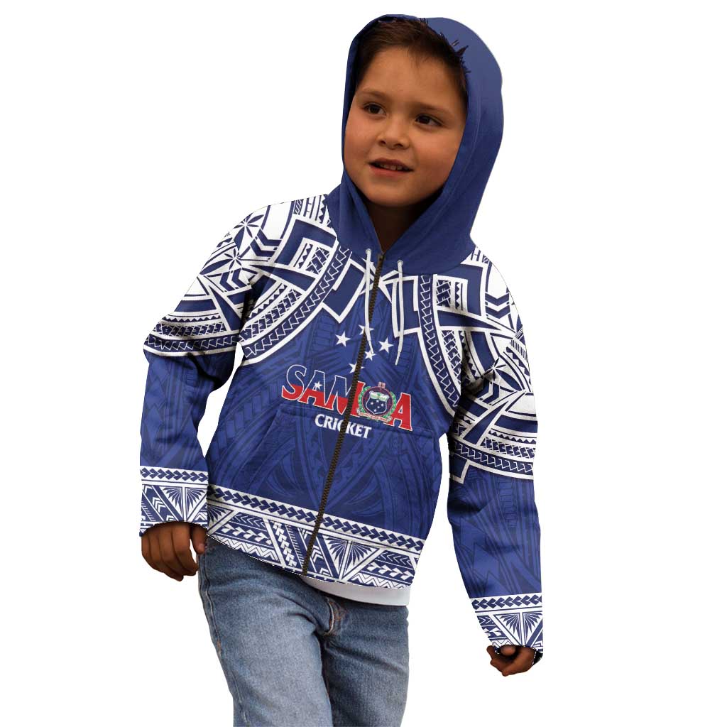 Custom Samoa Cricket Kid Hoodie Go Champions Samoan - Polynesian Pride