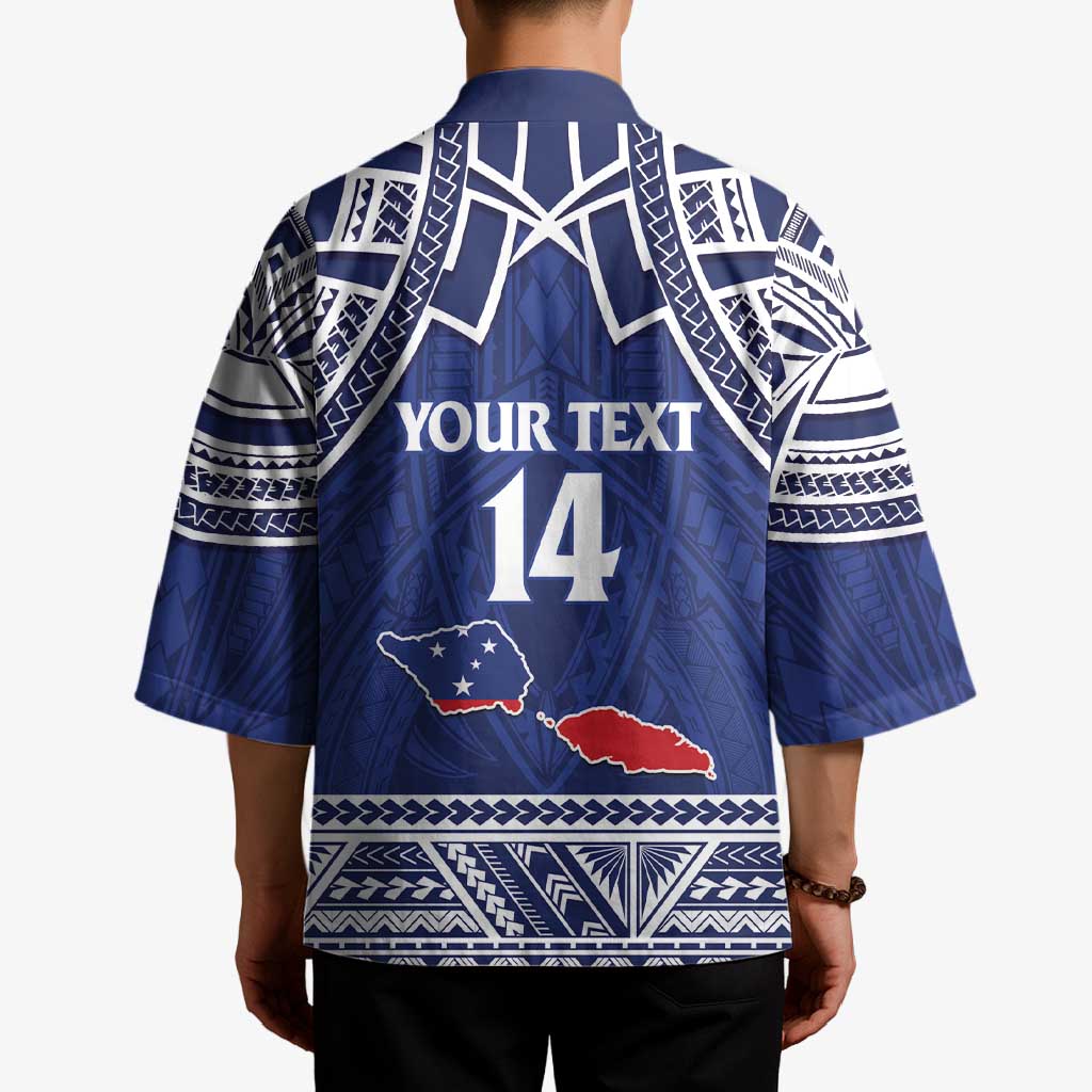 Custom Samoa Cricket Kimono Go Champions Samoan - Polynesian Pride