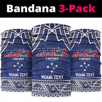 Custom Samoa Cricket Neck Gaiter Go Champions Samoan - Polynesian Pride