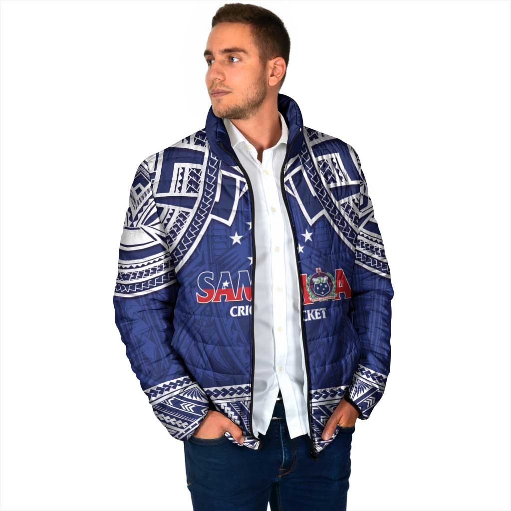 Custom Samoa Cricket Padded Jacket Go Champions Samoan LT14 - Polynesian Pride