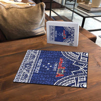 Custom Samoa Cricket Puzzle Go Champions Samoan LT14 - Polynesian Pride