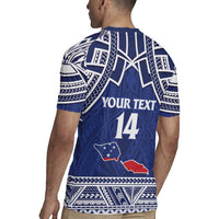 Custom Samoa Cricket Rugby Jersey Go Champions Samoan - Polynesian Pride