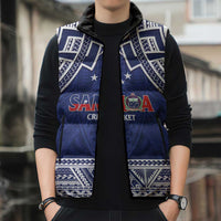 Custom Samoa Cricket Sleeveless Puffer Jacket Go Champions Samoan LT14 - Polynesian Pride