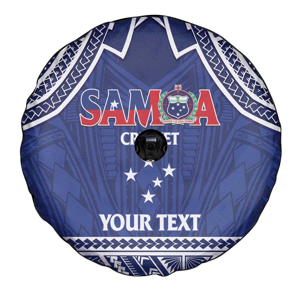 Custom Samoa Cricket Spare Tire Cover Go Champions Samoan - Polynesian Pride