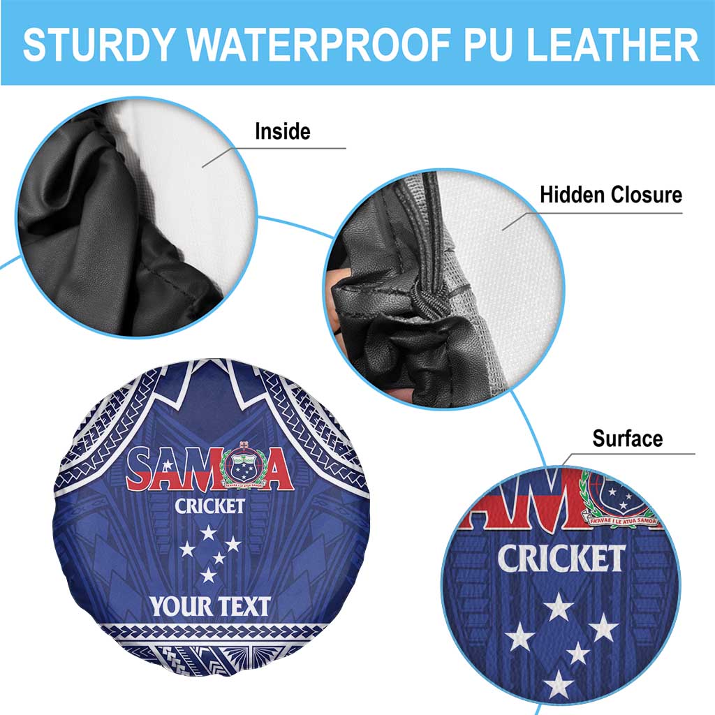 Custom Samoa Cricket Spare Tire Cover Go Champions Samoan - Polynesian Pride