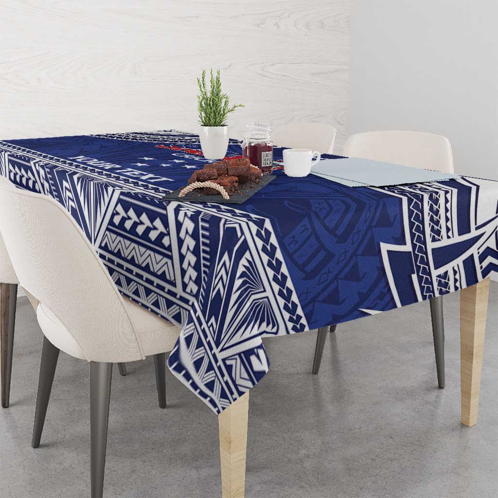 Custom Samoa Cricket Tablecloth Go Champions Samoan - Polynesian Pride