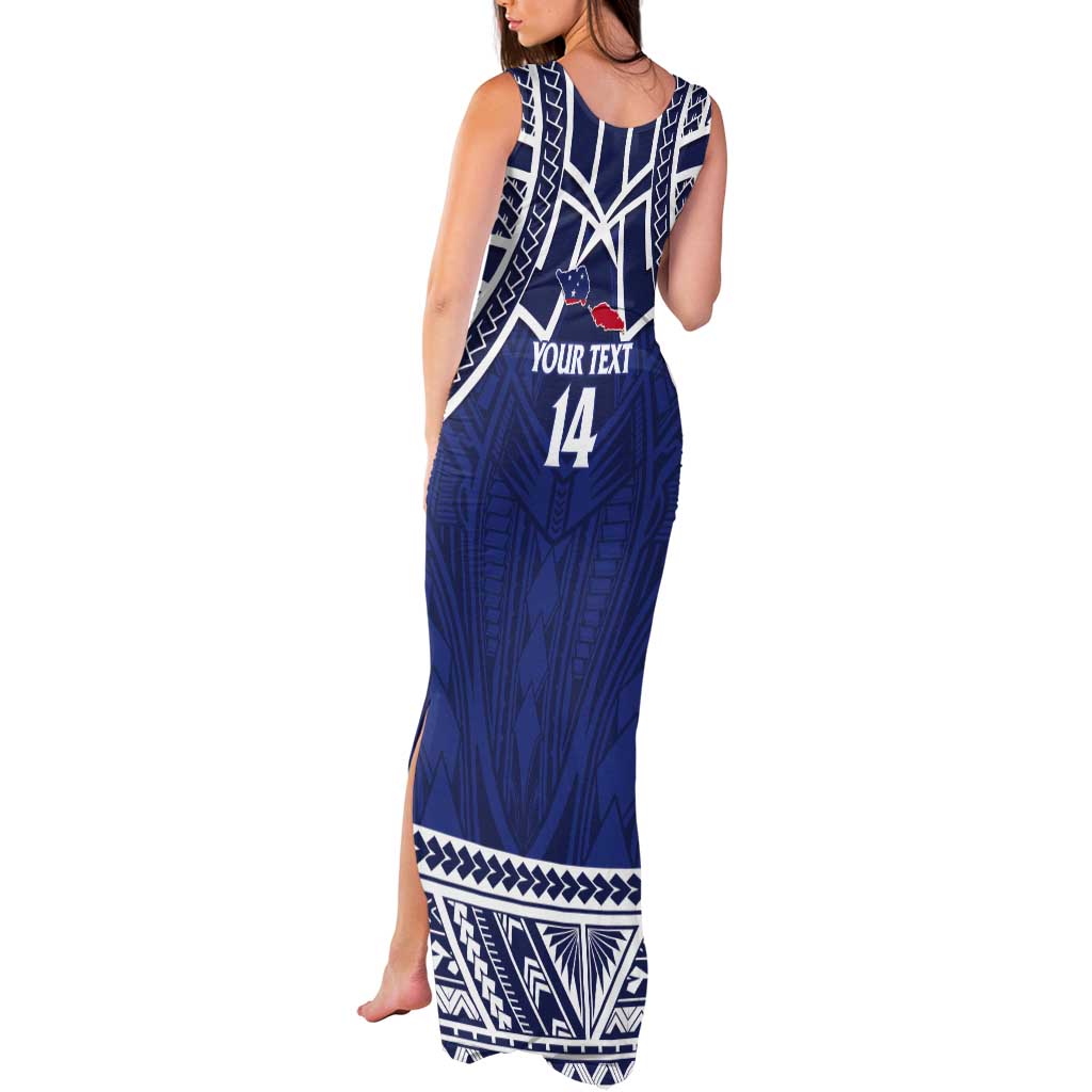 Custom Samoa Cricket Tank Maxi Dress Go Champions Samoan - Polynesian Pride