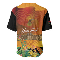 Personalised Papua New Guinea Independence Day Baseball Jersey One People One Nation One Country LT14 - Polynesian Pride