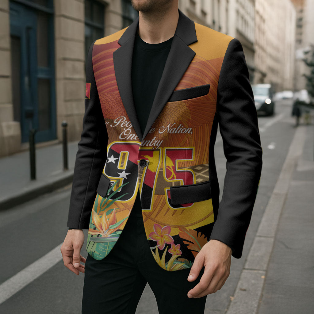 Personalised Papua New Guinea Independence Day Blazer One People One Nation One Country