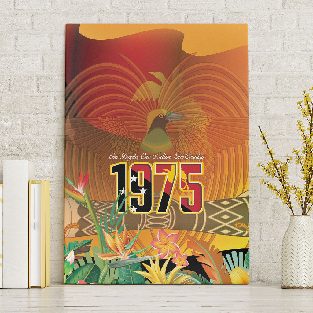 Papua New Guinea Independence Day Canvas Wall Art One People One Nation One Country