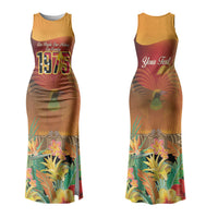 Personalised Papua New Guinea Independence Day Family Matching Tank Maxi Dress and Hawaiian Shirt One People One Nation One Country