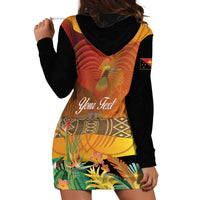 Personalised Papua New Guinea Independence Day Hoodie Dress One People One Nation One Country