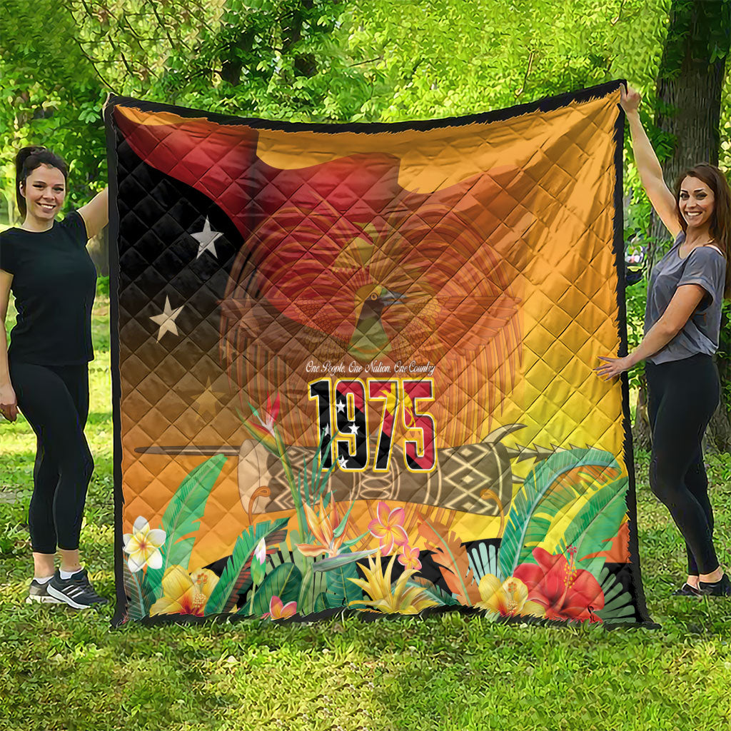Papua New Guinea Independence Day Quilt One People One Nation One Country