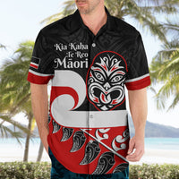 Personalised Te Reo Maori New Zealand Hawaiian Shirt Kia Haka Maori Fern With Tino Rangatiratanga LT14 - Polynesian Pride