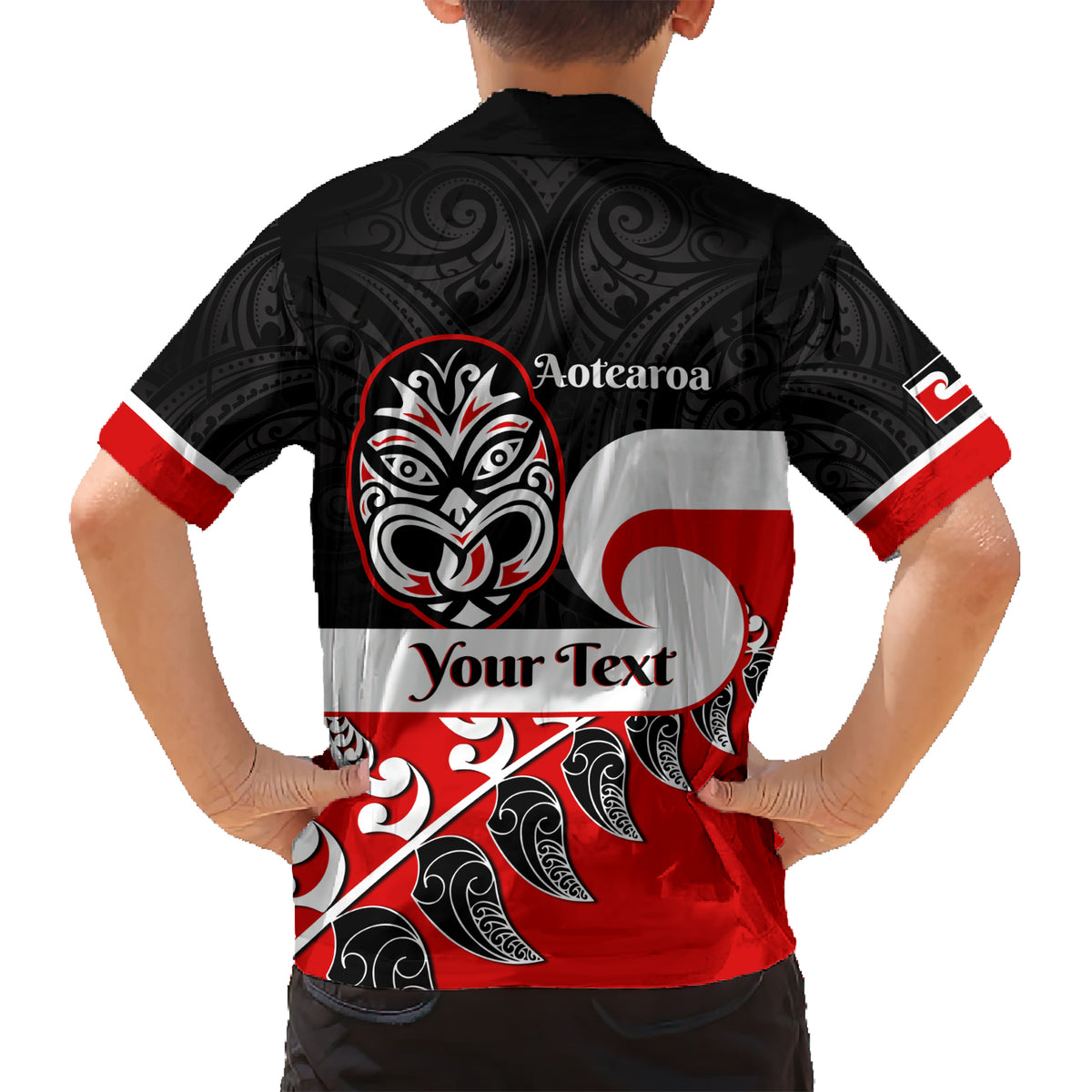 Personalised Te Reo Maori New Zealand Hawaiian Shirt Kia Haka Maori Fern With Tino Rangatiratanga LT14 - Polynesian Pride