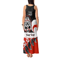 Personalised Te Reo Maori New Zealand Tank Maxi Dress Kia Haka Maori Fern With Tino Rangatiratanga LT14 - Polynesian Pride