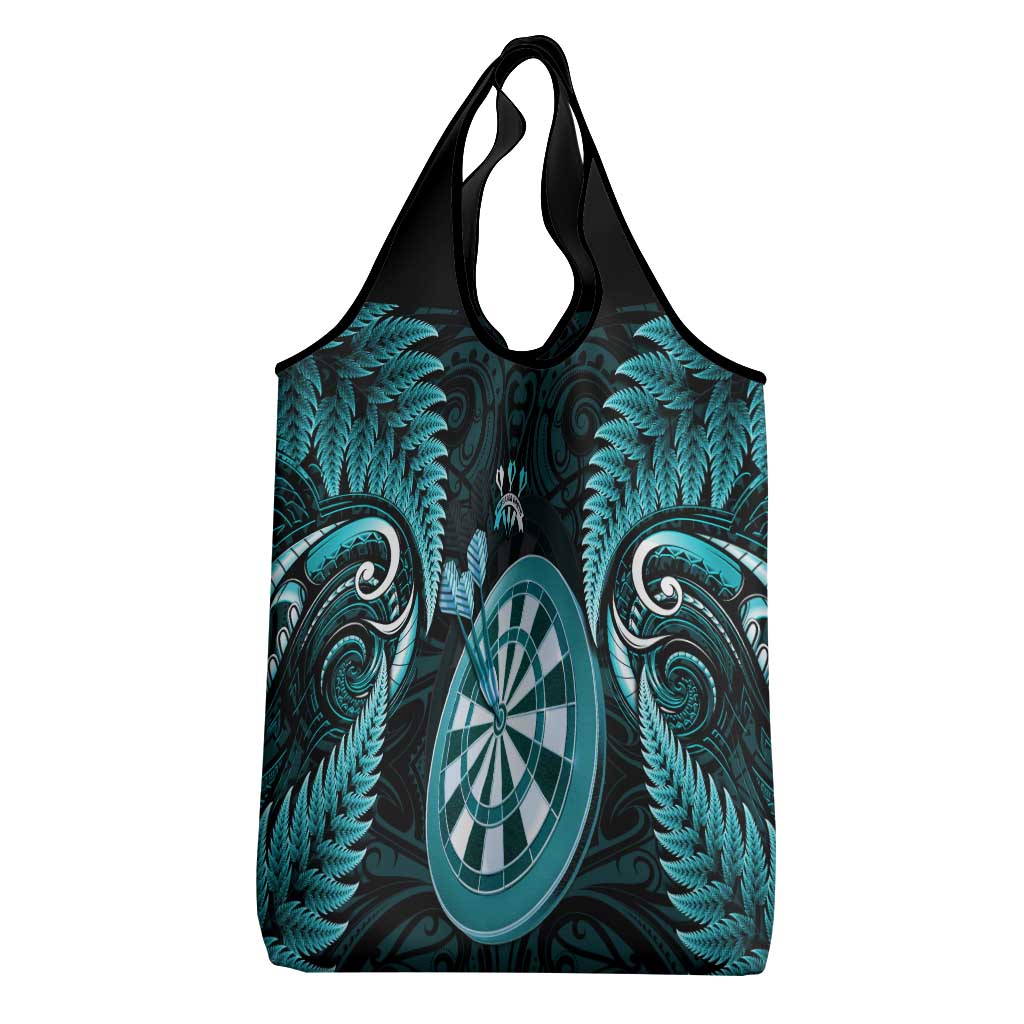 New Zealand Darts Grocery Bag Happiness Is A Tight Threesome Maori Turquoise