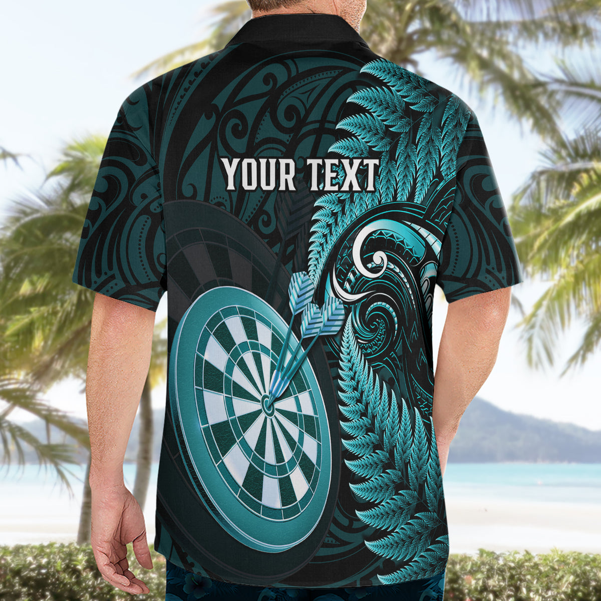 personalised-new-zealand-darts-hawaiian-shirt-happiness-is-a-tight-threesome-maori-turquoise