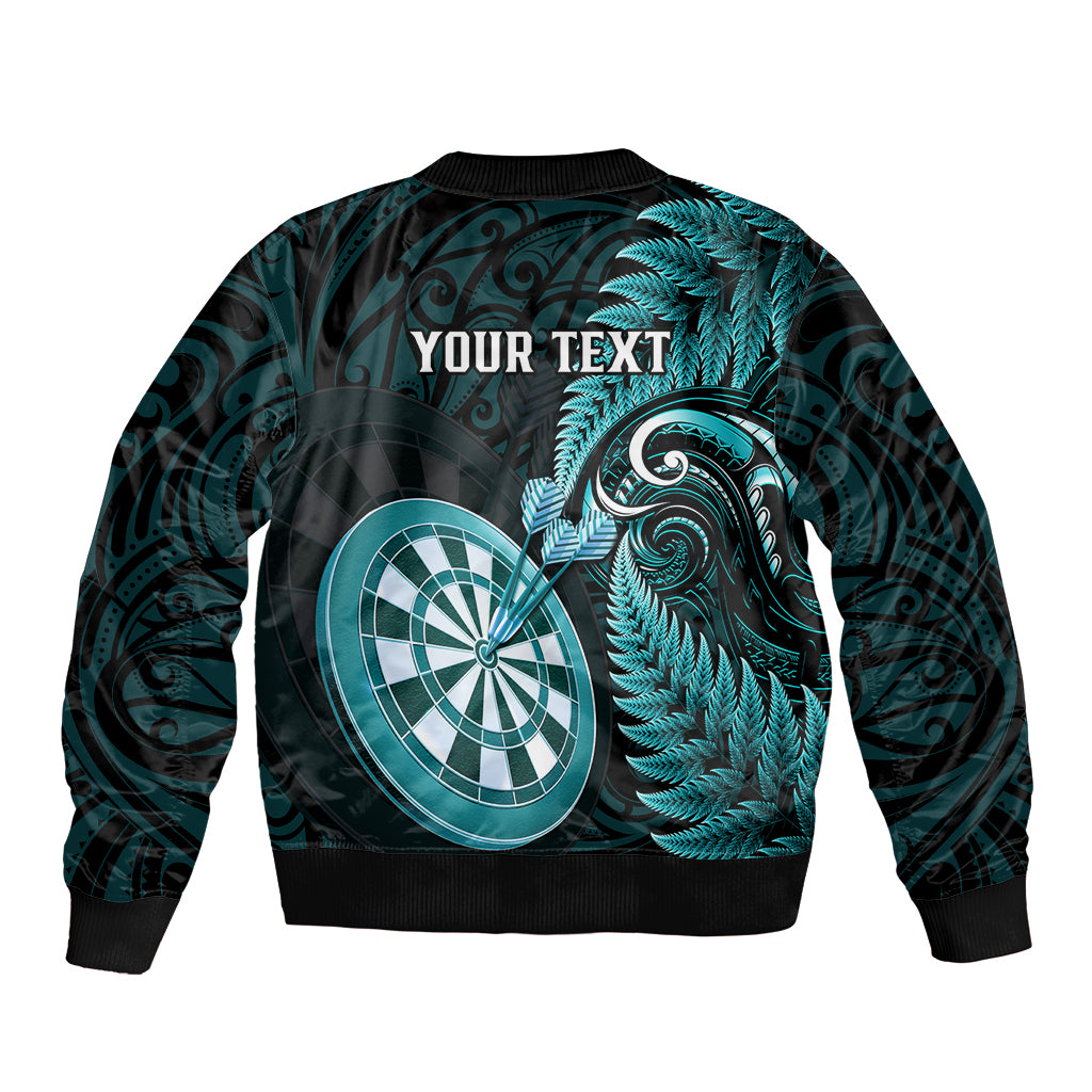 personalised-new-zealand-darts-sleeve-zip-bomber-jacket-happiness-is-a-tight-threesome-maori-turquoise