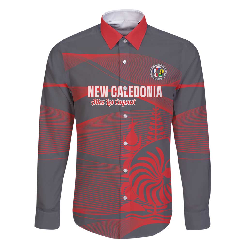 Custom New Caledonia Football Family Matching Mermaid Dress and Hawaiian Shirt Allez Les Cagous Grey Version - Polynesian Pride