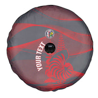 Custom New Caledonia Football Spare Tire Cover Allez Les Cagous Grey Version - Polynesian Pride
