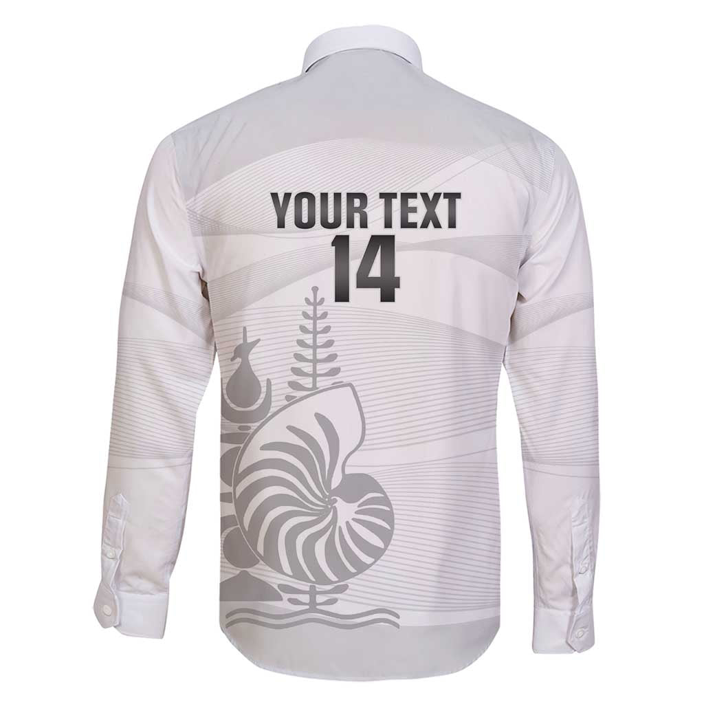 Custom New Caledonia Football Family Matching Mermaid Dress and Hawaiian Shirt Allez Les Cagous White Version - Polynesian Pride