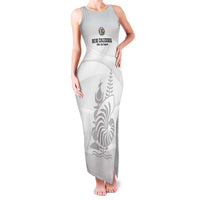 Custom New Caledonia Football Family Matching Tank Maxi Dress and Hawaiian Shirt Allez Les Cagous White Version - Polynesian Pride