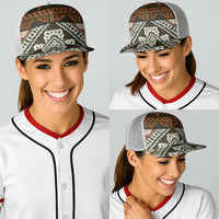 Bula Fiji Tapa Baseball Net Cap Fijian Masi Vintage Vibes - Polynesian Pride