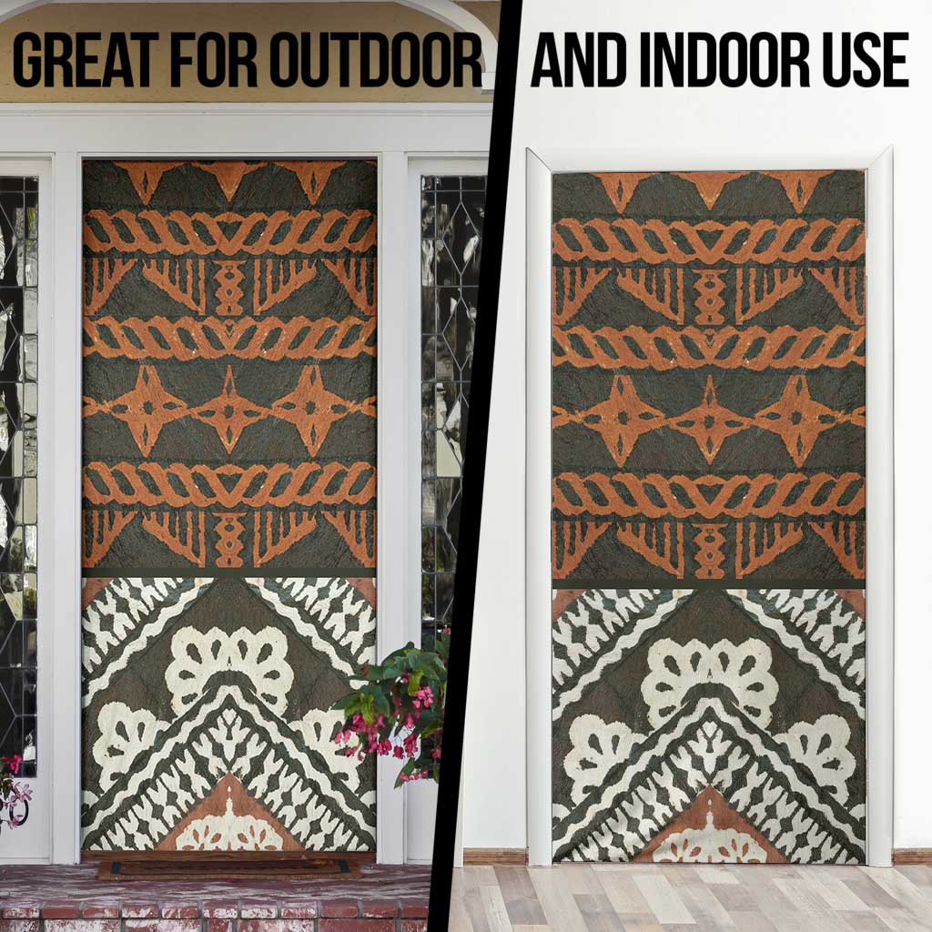 Bula Fiji Tapa Door Cover Fijian Masi Vintage Vibes - Polynesian Pride